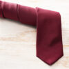 ストライプ ボルドーネクタイ