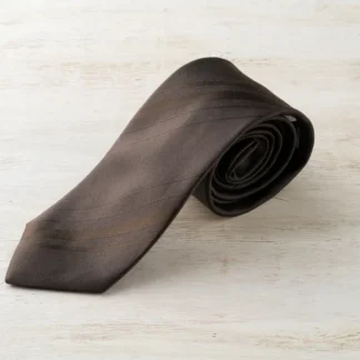 ネクタイ（ブラウン／ストライプ）