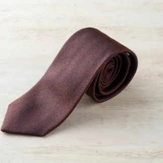 ネクタイ（レッド／織柄）